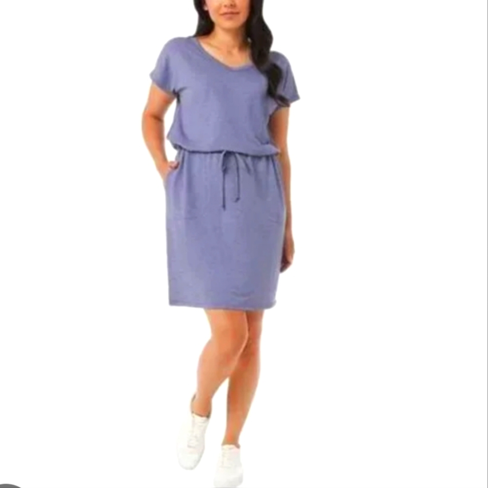 NWT 32 Degrees Cool Ladies' Soft Lux Short Sleeve Dress Size S